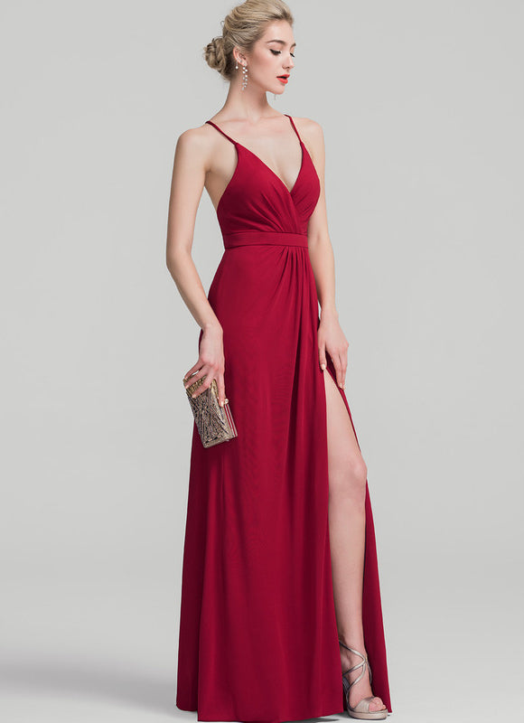 Robe Portefeuille Rouge Élancée - gallery 1