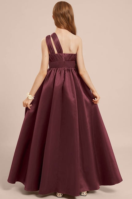 Robe Portefeuille Satinée Unie - gallery 1