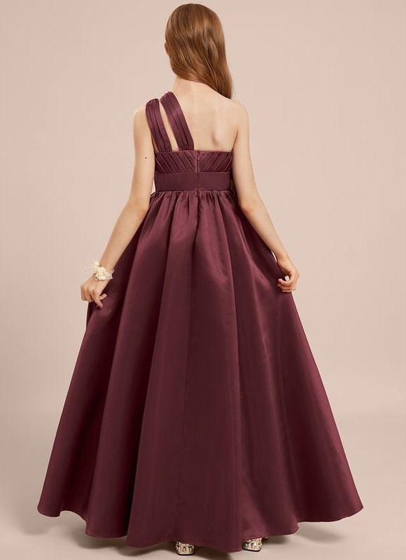 Robe Portefeuille Satinée Unie - gallery 1
