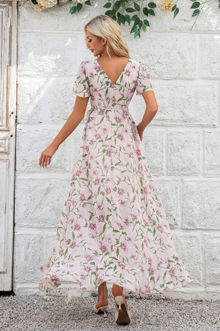 Robe Portefeuille Fleurie Aérée - gallery 3