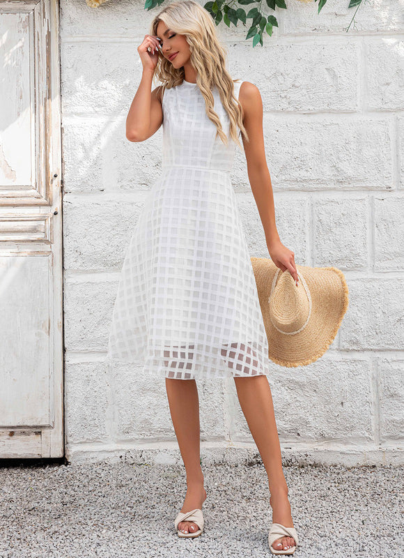 Robe Portefeuille Organza Texturée - gallery 4