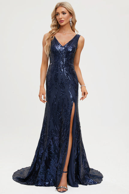 Robe Portefeuille Sirène Pailletée - gallery 8