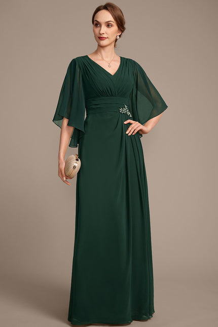 Robe Portefeuille Émeraude Céleste - gallery 5