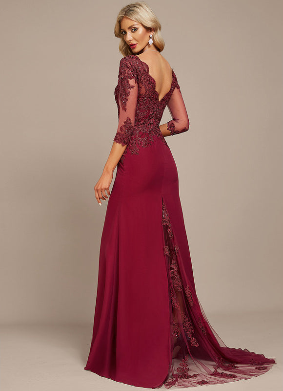 Robe Portefeuille Bordeaux Élégance - gallery 4