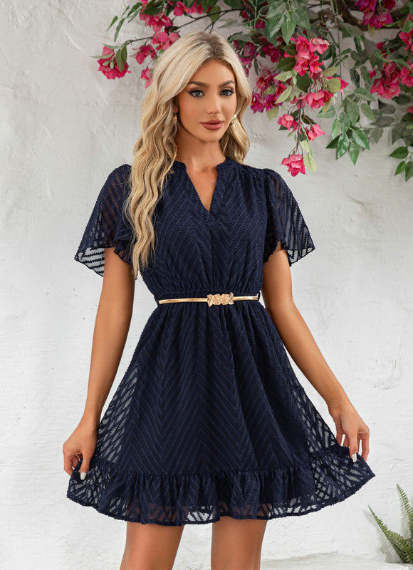 Robe Portefeuille Trapèze Marine - gallery 2