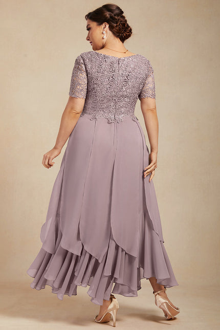 Robe Portefeuille Mousseline Chic - gallery 5