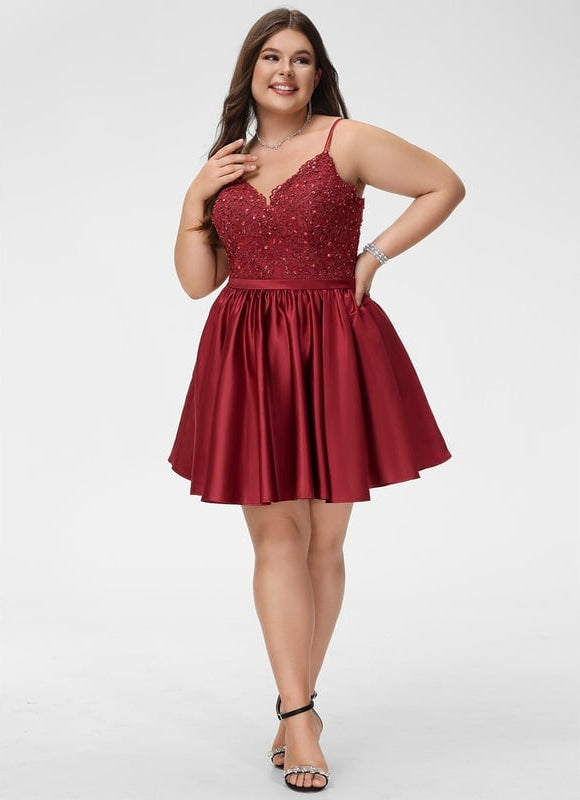 Robe Portefeuille Satinée Rubis - gallery 4