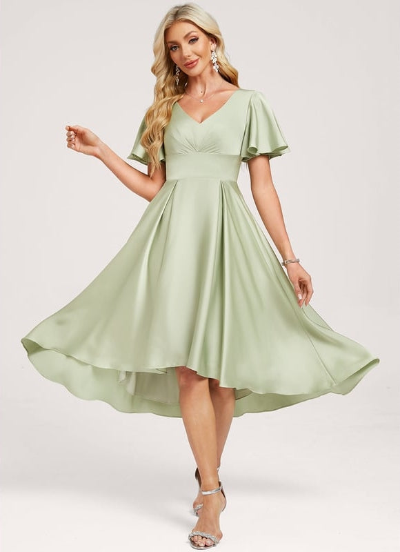 Robe Portefeuille Aérienne Sage - gallery 2