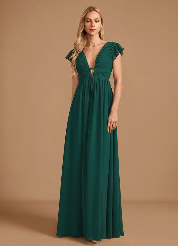 Robe Portefeuille Rose Drapée - gallery 4