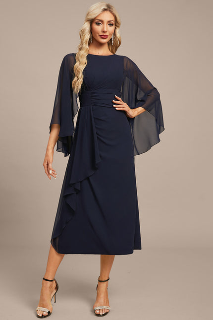 Robe Portefeuille Chiffon Élégante - gallery 3
