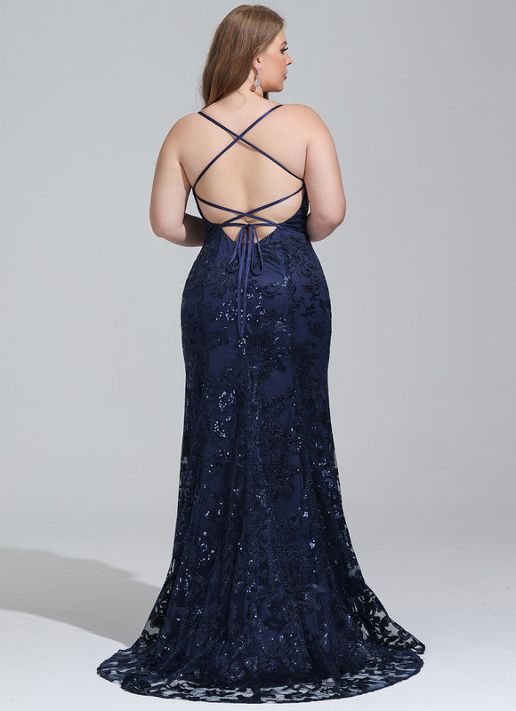 Robe Portefeuille Sirène Pailletée - gallery 6