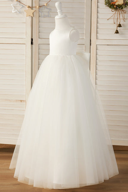 Robe Portefeuille Tulle Élégante - gallery 2