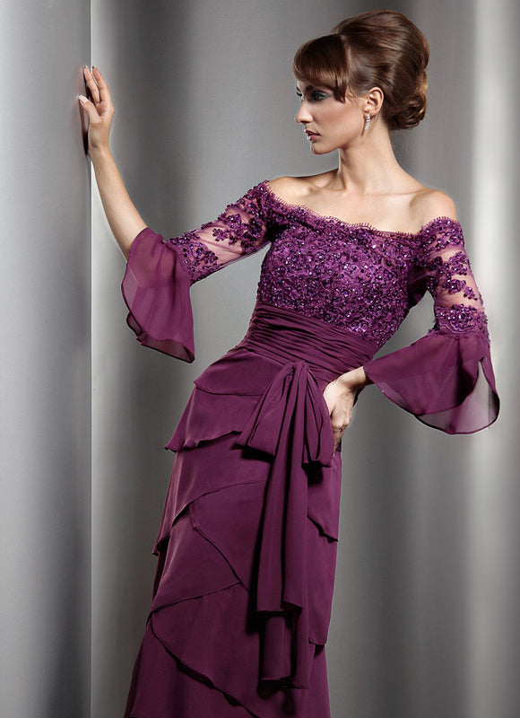 Robe Portefeuille Éclat Violet - gallery 4