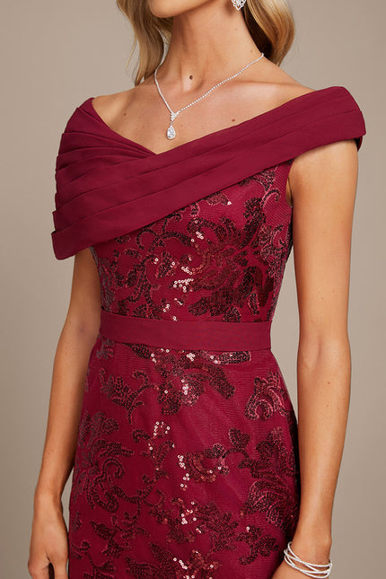 Robe Portefeuille Éclat De Velours - gallery 1