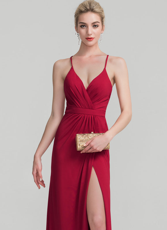 Robe Portefeuille Rouge Élancée - gallery 7