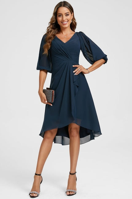 Robe Portefeuille Fluide Marine - gallery 4