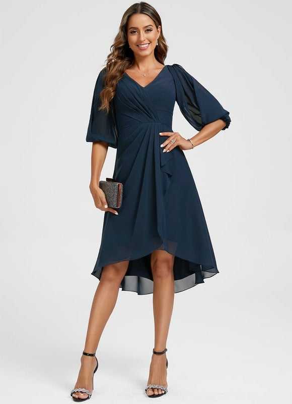 Robe Portefeuille Fluide Marine - gallery 4