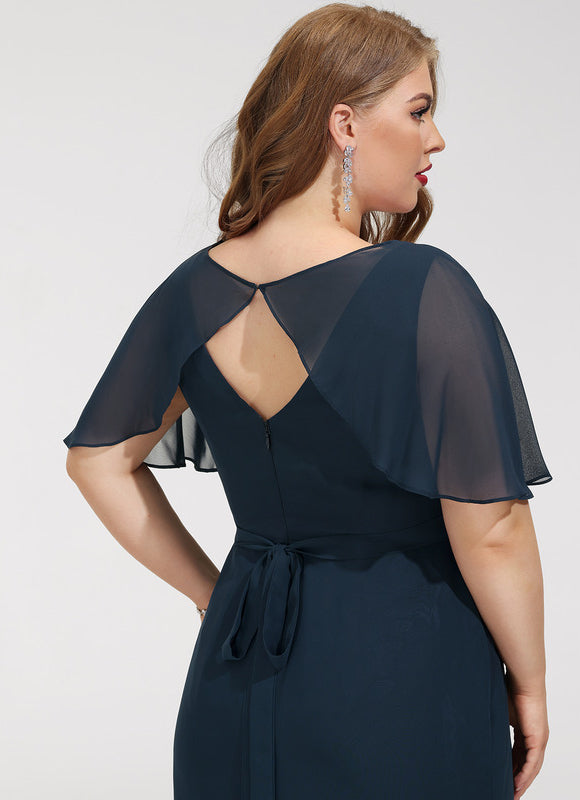 Robe Portefeuille Vaporeuse Marine - gallery 6