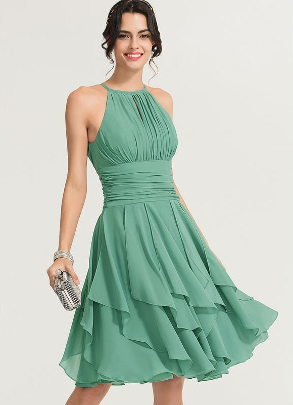 Robe Portefeuille Cascade Émeraude