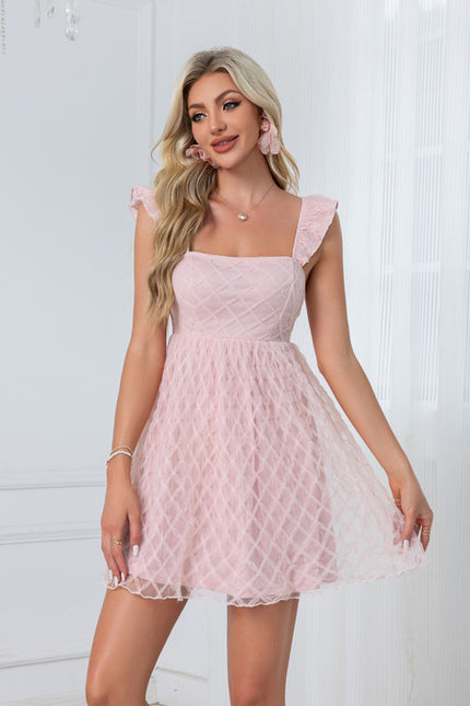 Robe Portefeuille Tulle Diamantée - gallery 3
