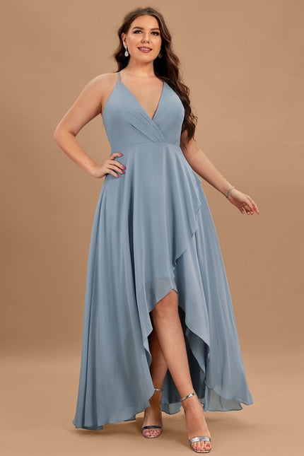 Robe Portefeuille Vaporeuse Marine - gallery 9