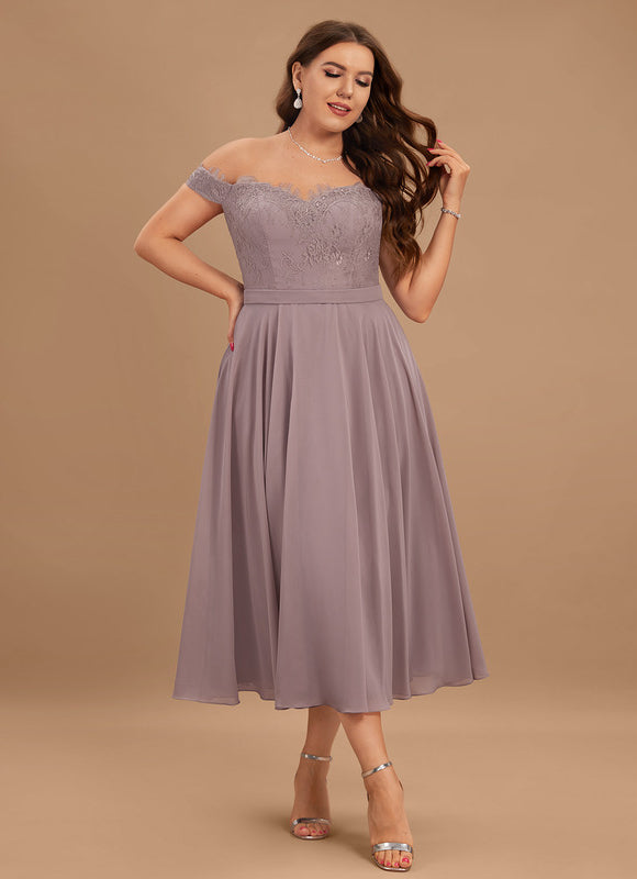 Robe Portefeuille Lilas Aérienne - gallery 6