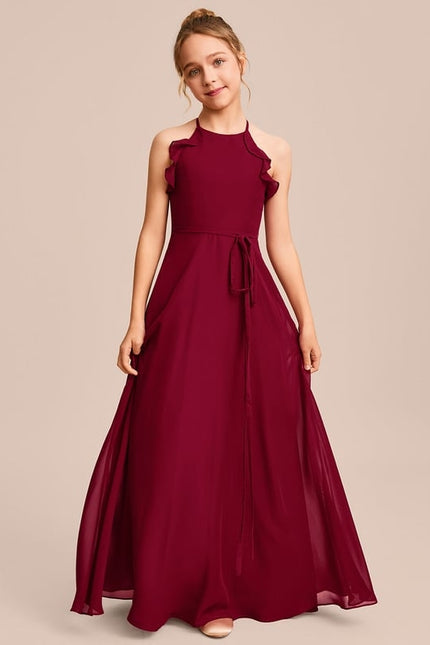 Robe Portefeuille Rouge Élégant - gallery 1