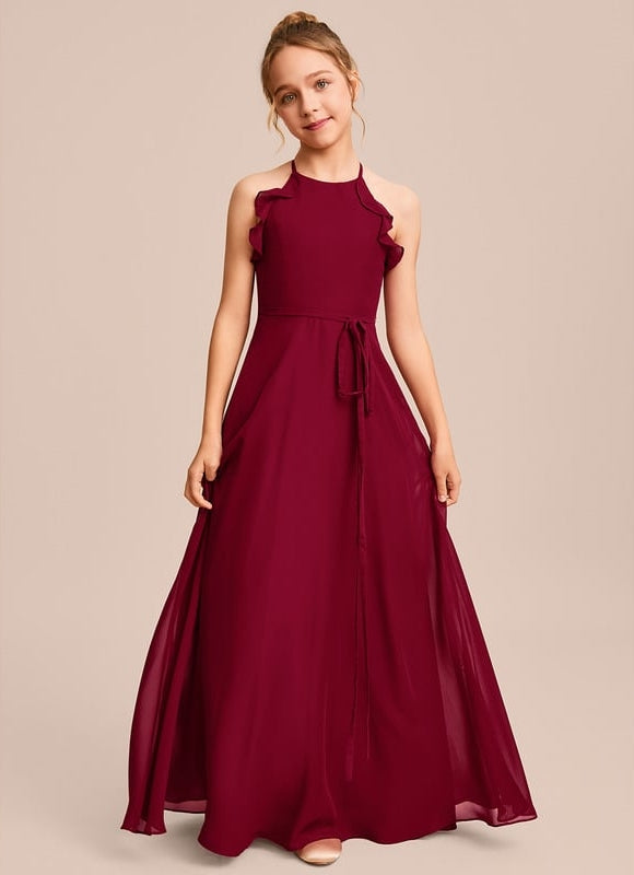 Robe Portefeuille Rouge Élégant - gallery 1