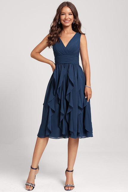 Robe Portefeuille Fluide Élégante - gallery 2