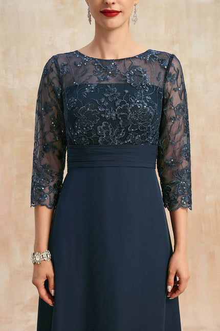 Robe Portefeuille Marine Chic - gallery 6