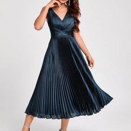 Robe Portefeuille Élégance Satinée