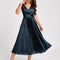 Robe Portefeuille Élégance Satinée