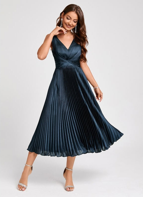Robe Portefeuille Élégance Satinée