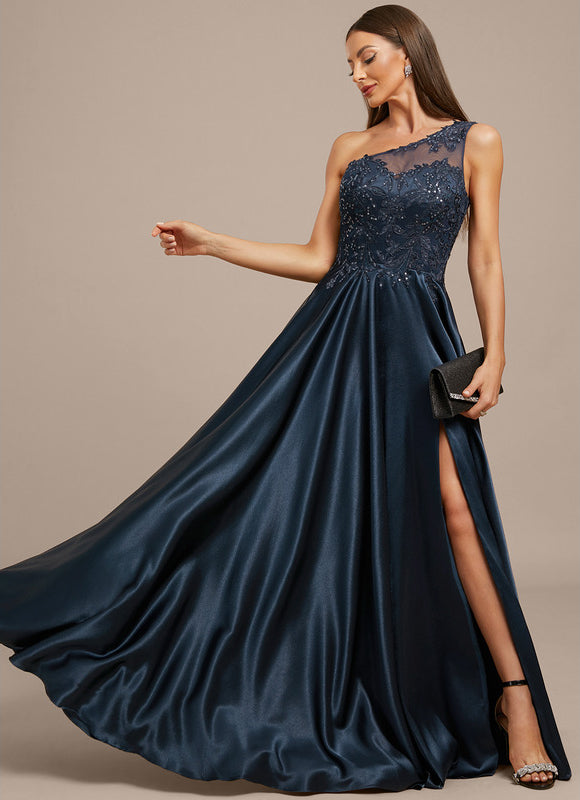 Robe Portefeuille Asymétrique Ornée - gallery 3
