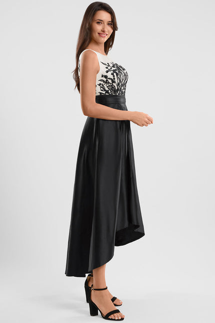 Robe Portefeuille Bi-Matière Chic - gallery 1