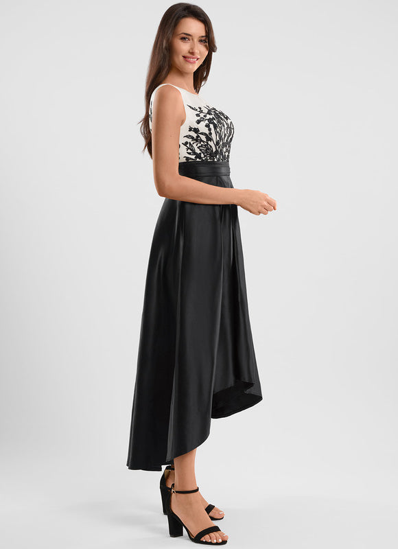 Robe Portefeuille Bi-Matière Chic - gallery 1