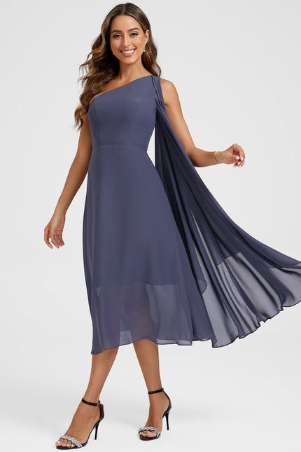 Robe Portefeuille Fluide Asymétrique