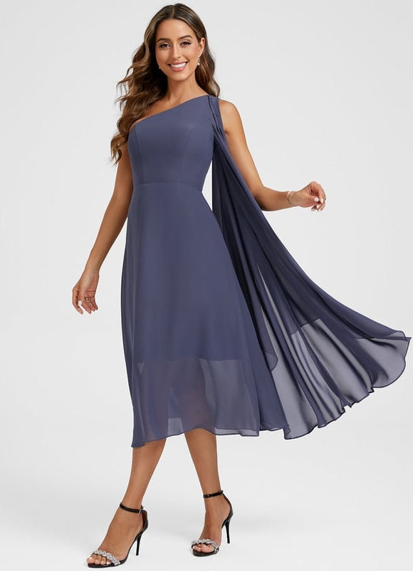 Robe Portefeuille Fluide Asymétrique