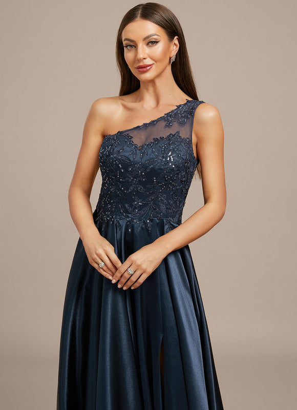 Robe Portefeuille Asymétrique Ornée - gallery 1