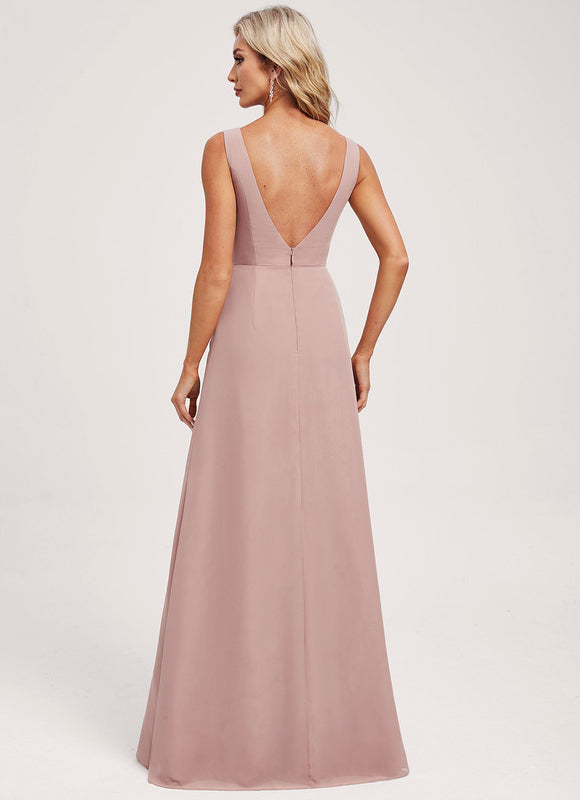 Robe Portefeuille Rose Drapée - gallery 4