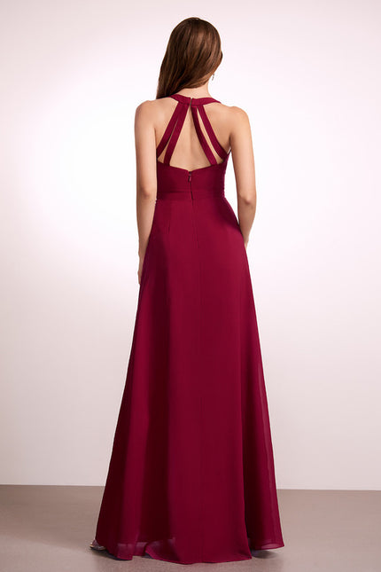 Robe Portefeuille Rose Drapée - gallery 4