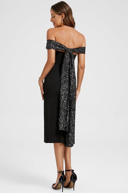 Robe Portefeuille Paillette - gallery 6