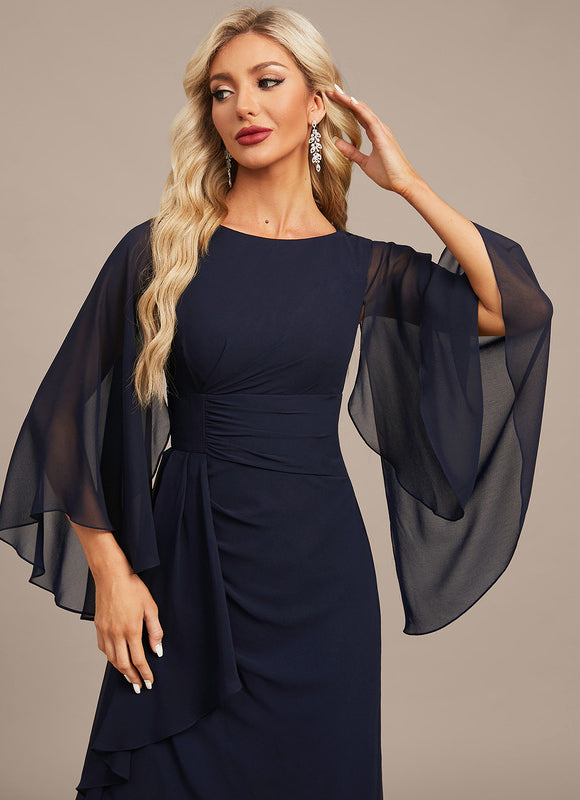 Robe Portefeuille Chiffon Élégante - gallery 1