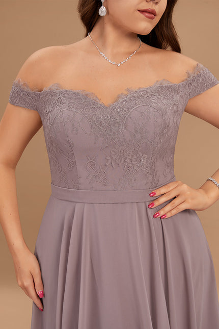 Robe Portefeuille Lilas Aérienne - gallery 9