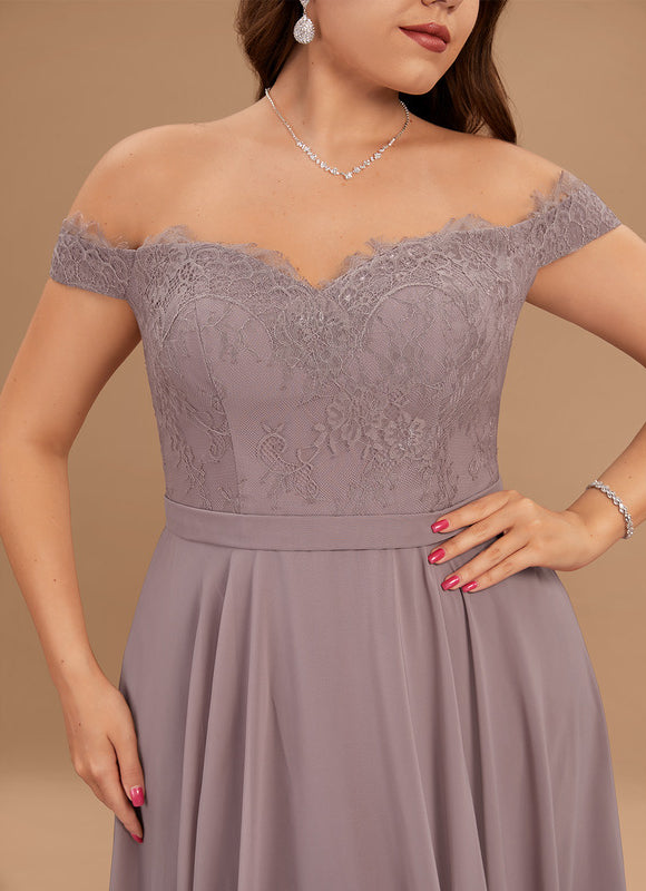 Robe Portefeuille Lilas Aérienne - gallery 9