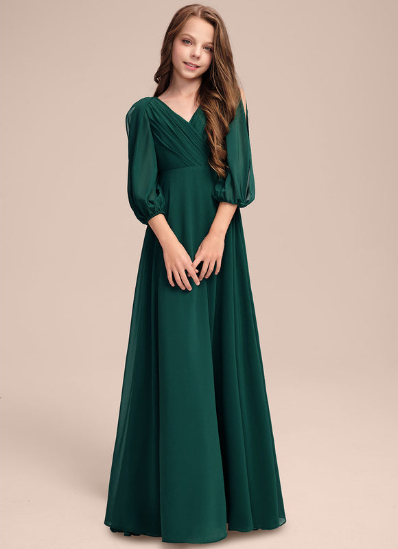 Robe Portefeuille Vert Sauge - gallery 4