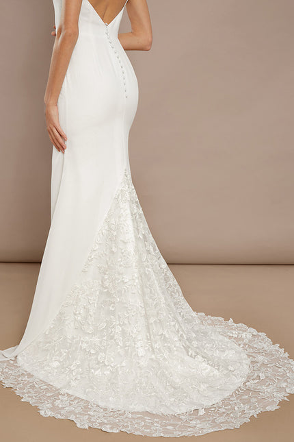 Robe Portefeuille Élégante Blanche - gallery 4