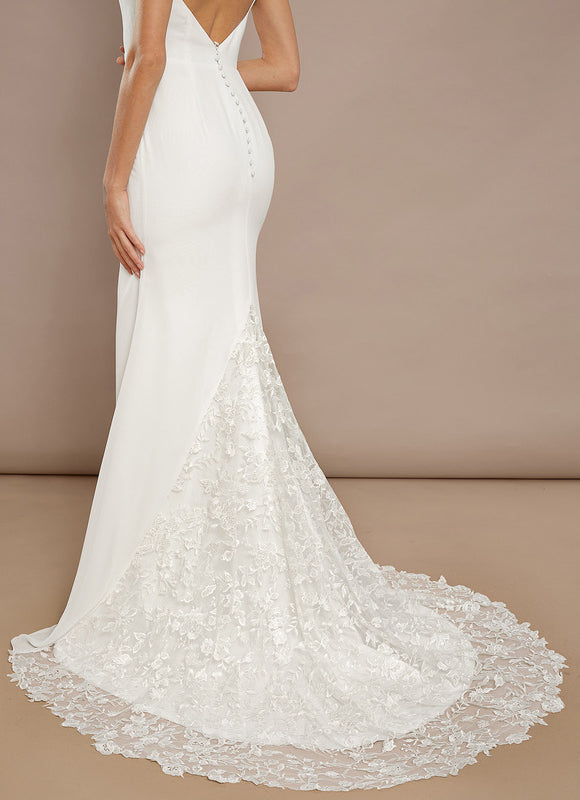 Robe Portefeuille Élégante Blanche - gallery 4