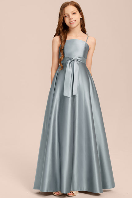 Robe Portefeuille Satin Azur - gallery 5