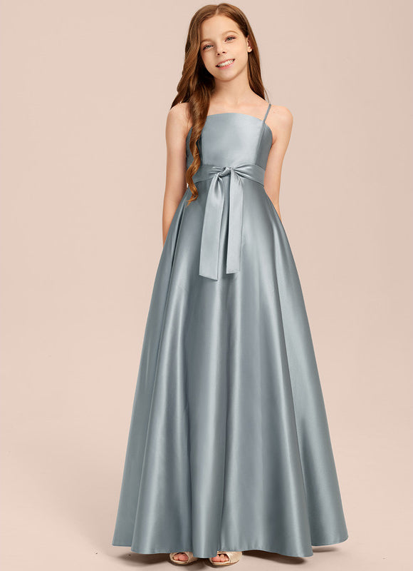 Robe Portefeuille Satin Azur - gallery 5